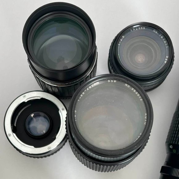 Vintage Pentax ME Super camera and assorted lenses GUC - Picture 15 of 16